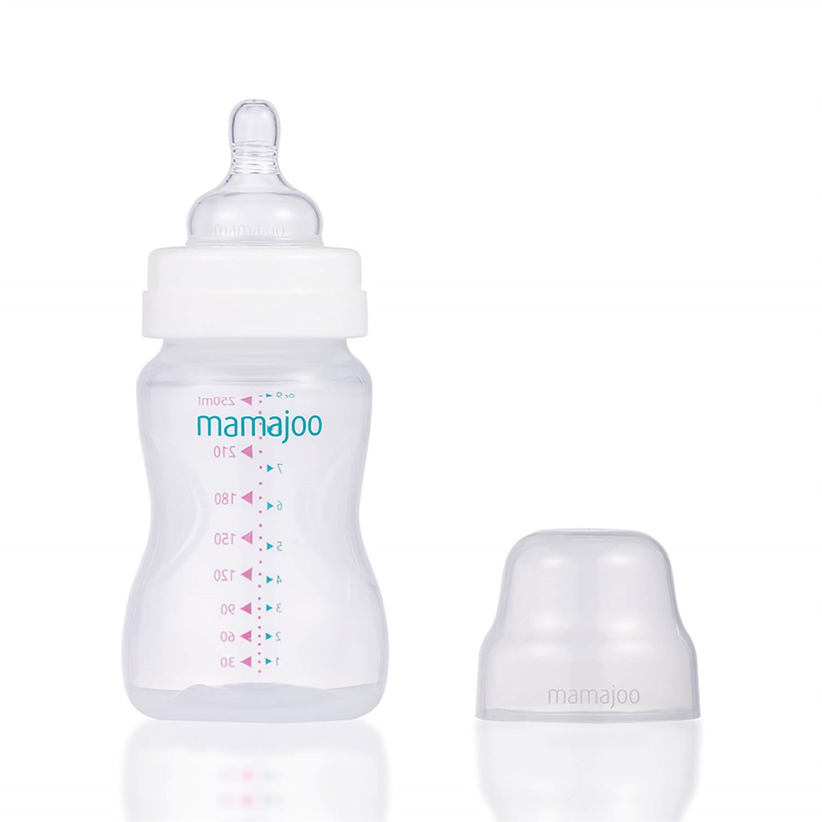Mamajoo Silver Biberon 250 ml & Eğitici Bardak Kulbu & Yumuşak Bardak Ucu
