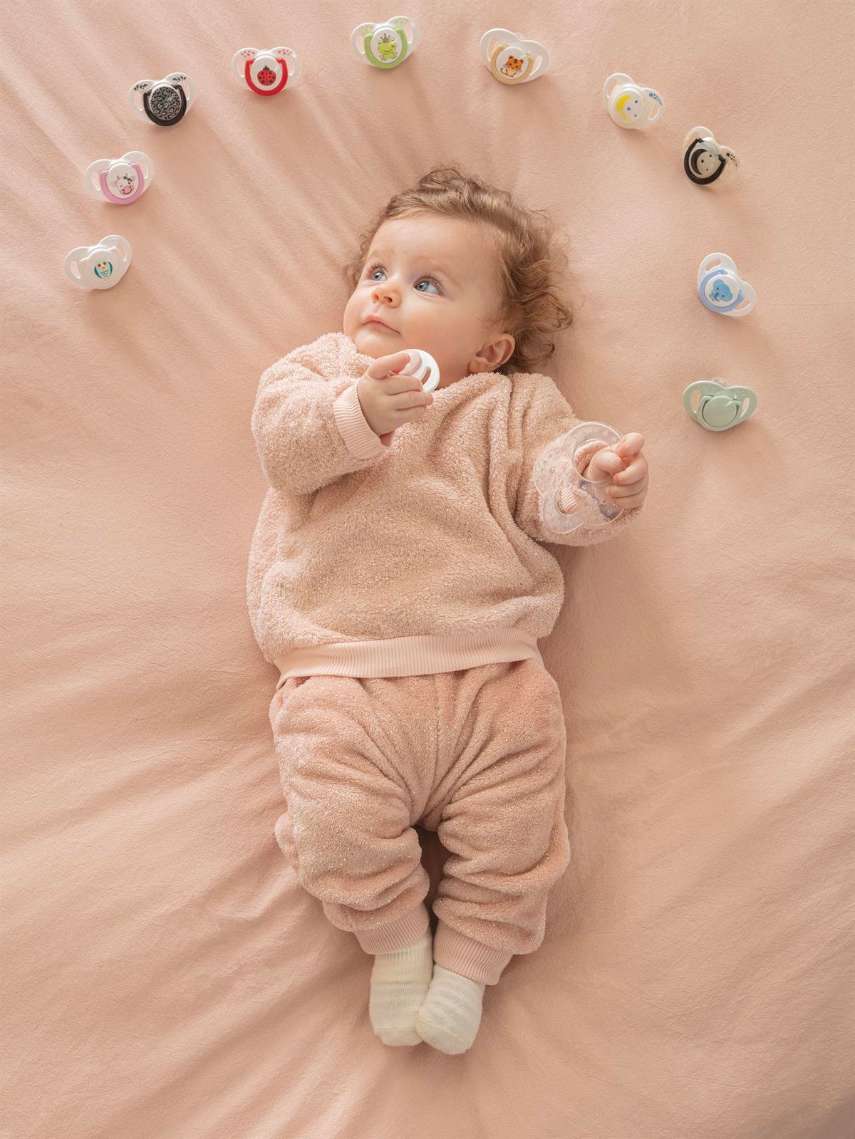 Mamajoo Sterilizasyon & Saklama Kutulu Antrasit Leopar Desenli İkili Ortodontik Emzik / 12 Ay+ 