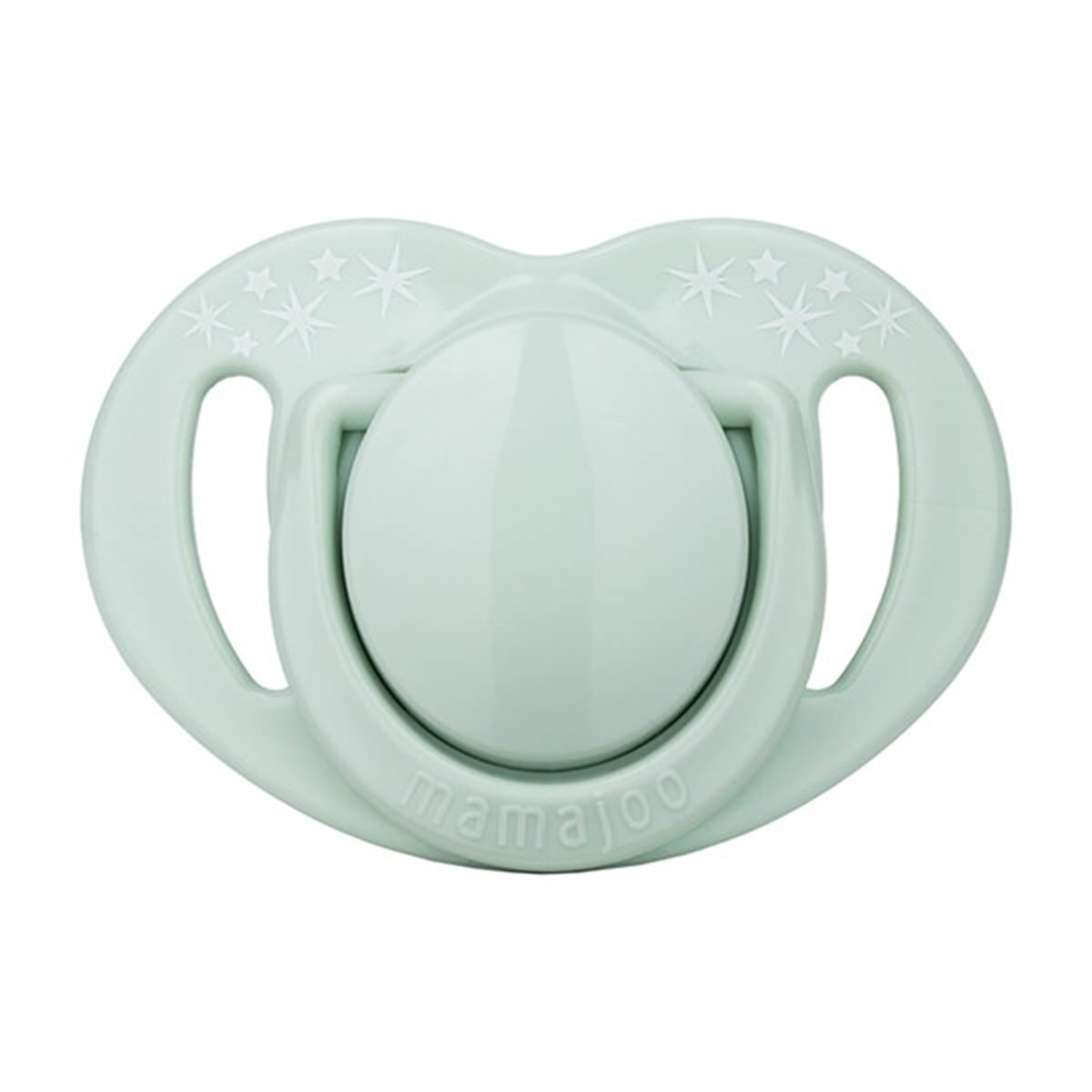 Mamajoo Sterilizasyon & Saklama Kutulu Silikon Ortodontik İkili Emzik Powder Green / 0 ay +