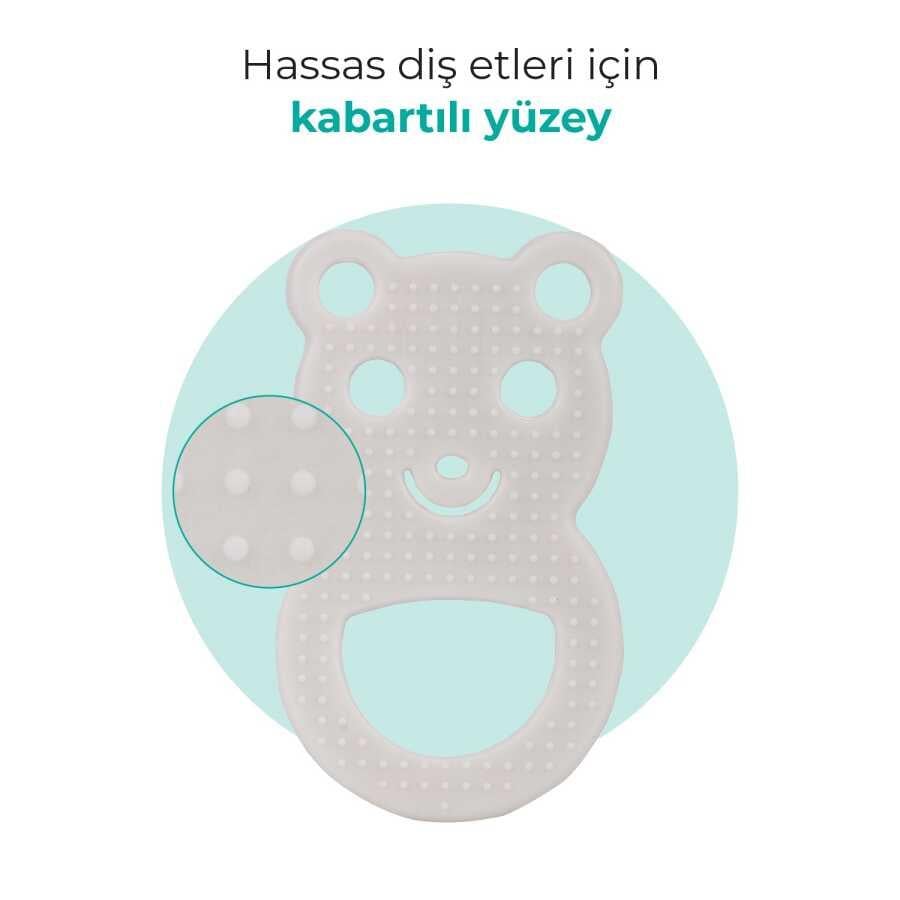 Mamajoo Yumuşak Diş Kaşıyıcı Beyaz Ayıcık