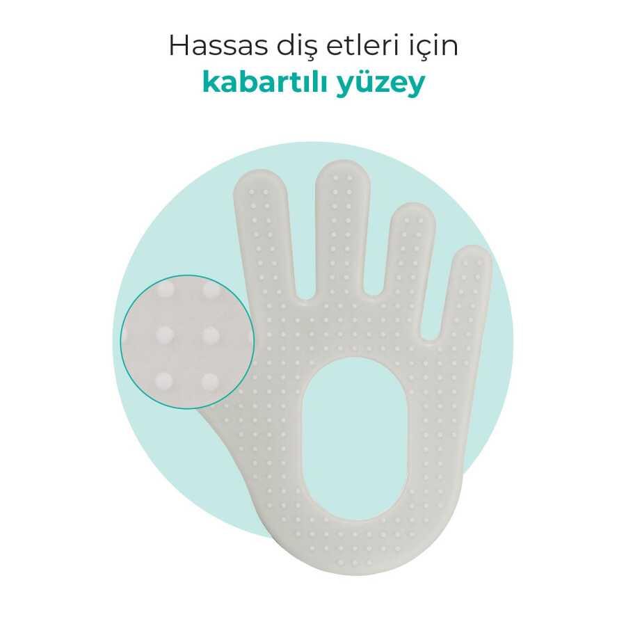 Mamajoo Yumuşak Diş Kaşıyıcı Beyaz El