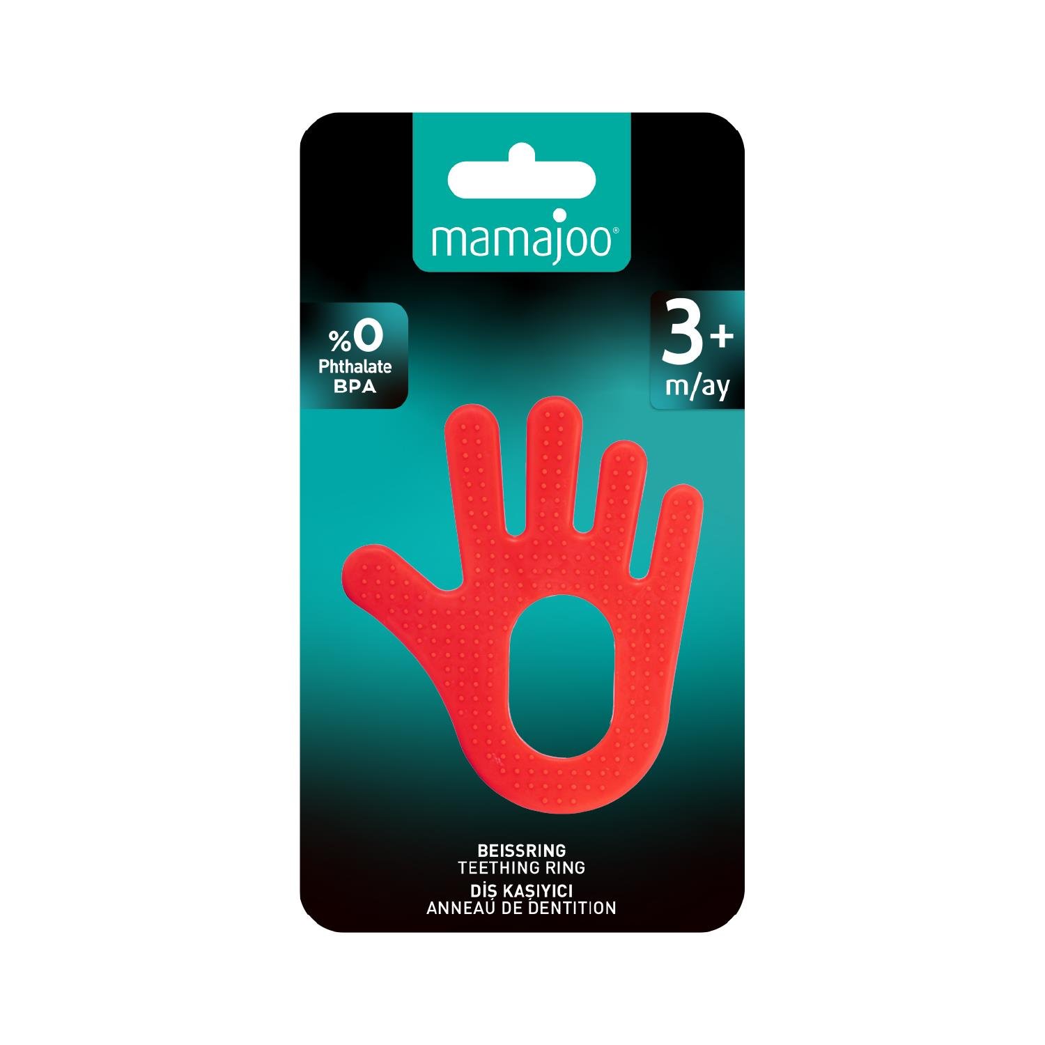 Mamajoo Yumuşak Diş Kaşıyıcı / Kırmızı El