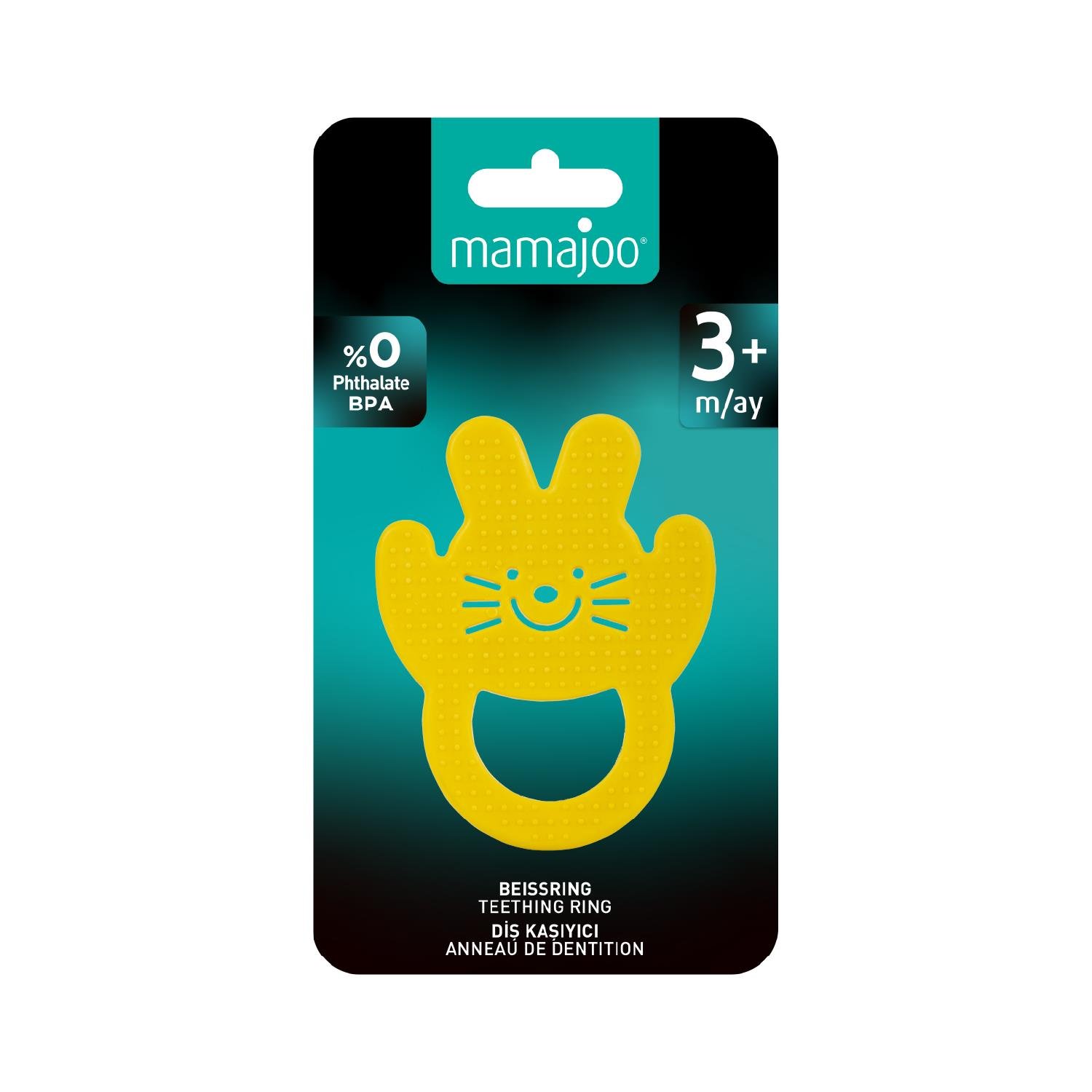 Mamajoo Yumuşak Diş Kaşıyıcı / Sarı Tavşan