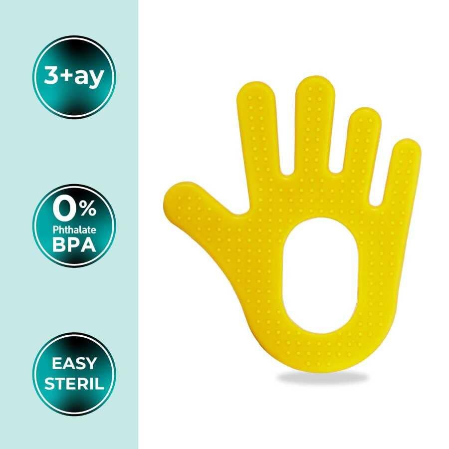 Mamajoo Yumuşak Diş Kaşıyıcı Sarı El