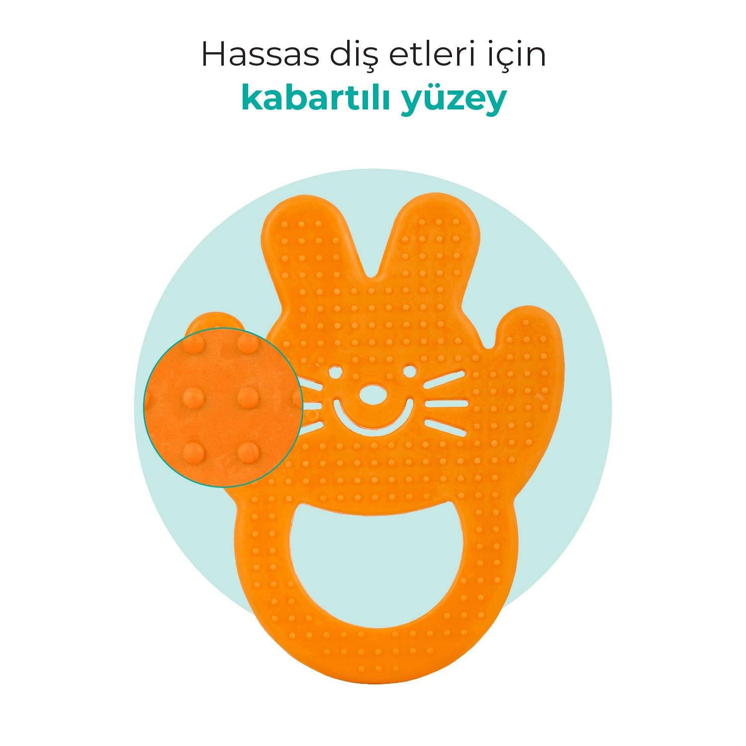 Mamajoo Yumuşak Diş Kaşıyıcı / Turuncu Tavşan