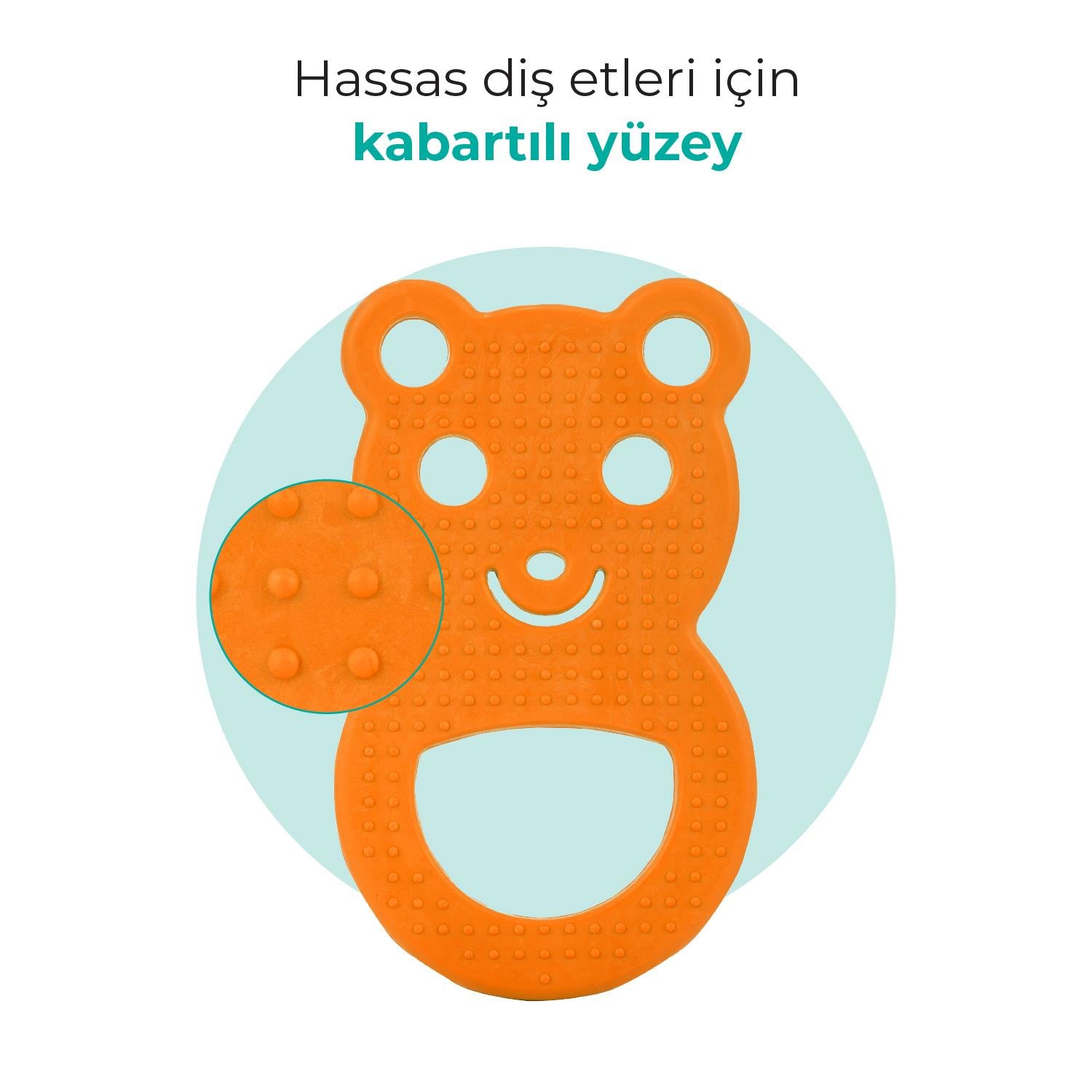 Mamajoo Yumuşak Diş Kaşıyıcı / Turuncu Ayıcık