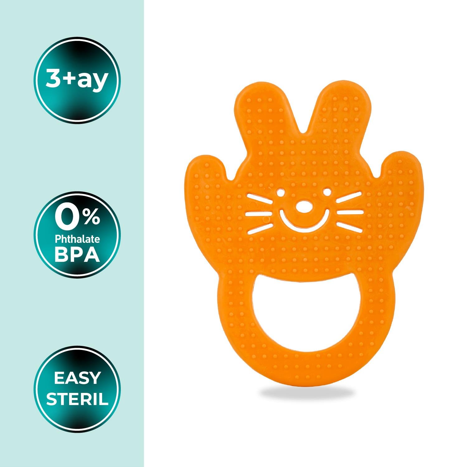 Mamajoo Yumuşak Diş Kaşıyıcı / Turuncu Tavşan