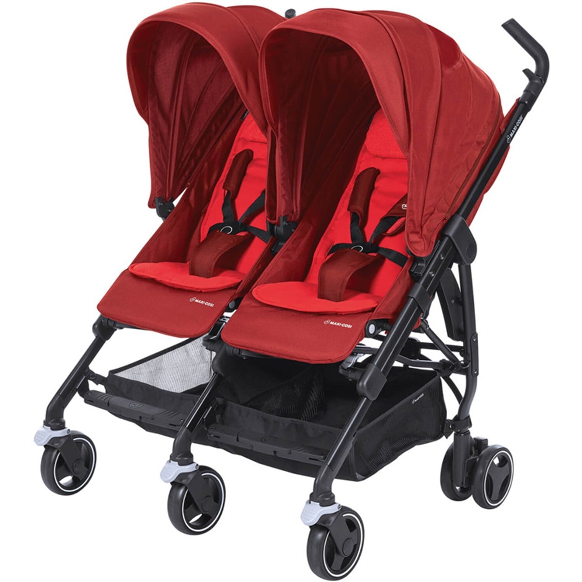 Maxi-Cosi Dana For2 İkiz Bebek Arabası / Vivid Red
