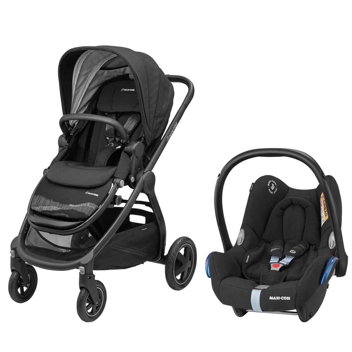 Maxi-Cosi Adorra-CabrioFix Travel Sistem Bebek Arabası / Frequency Black