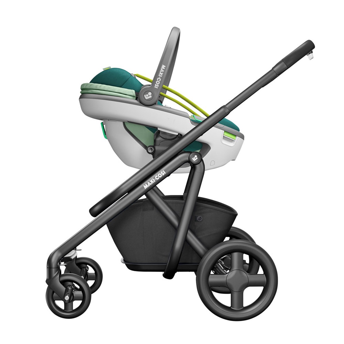 Maxi-Cosi Coral & 3 way Fix Baza / Neo Green