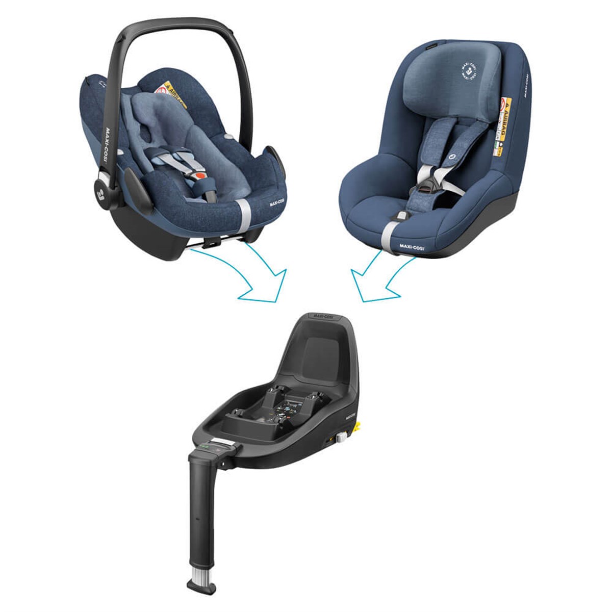 Maxi-Cosi Pearl Smart i-Size Oto Koltuğu / Nomad Blue