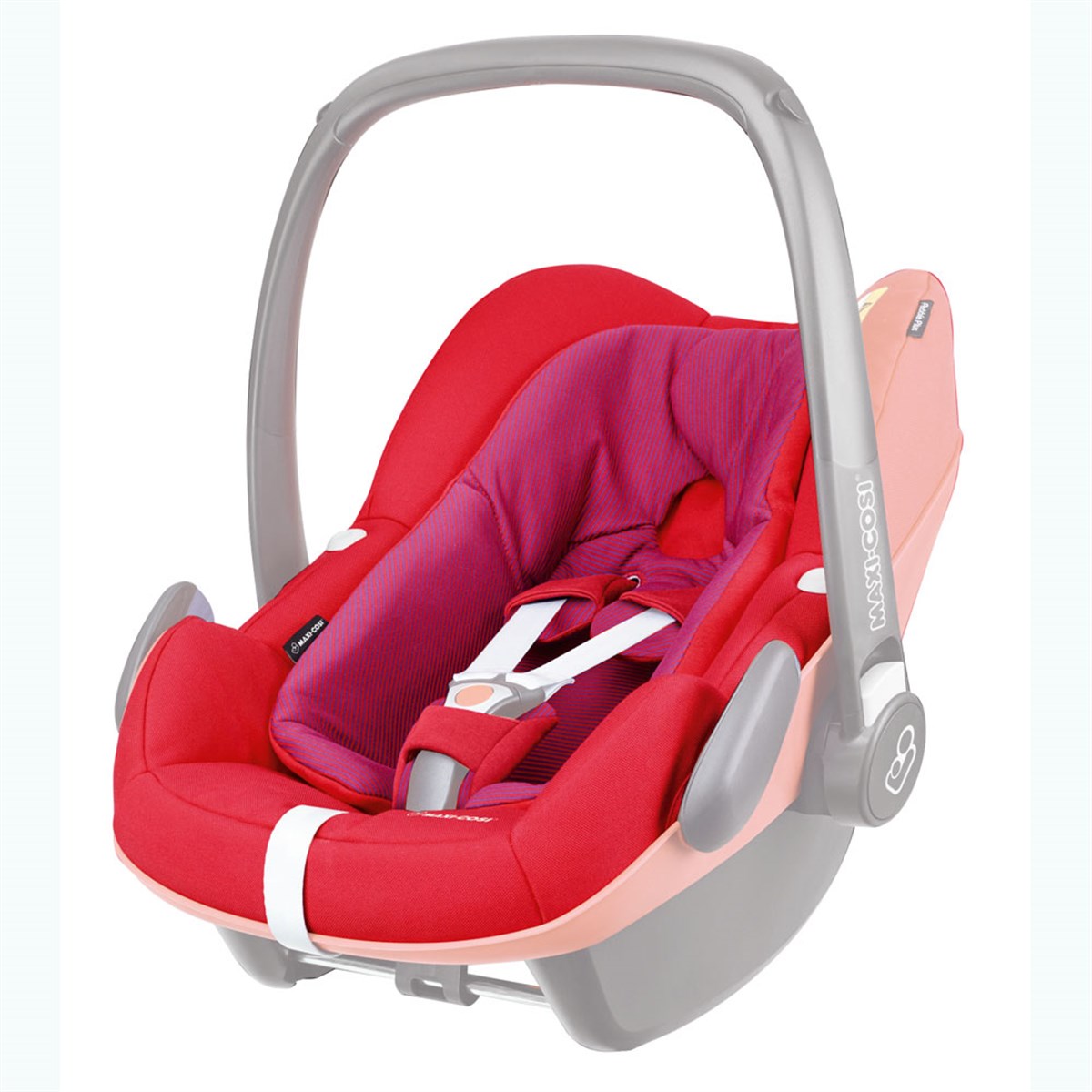Maxi-Cosi Pebble Plus Yedek Kılıf + Omuz Pedi / Red Orchid