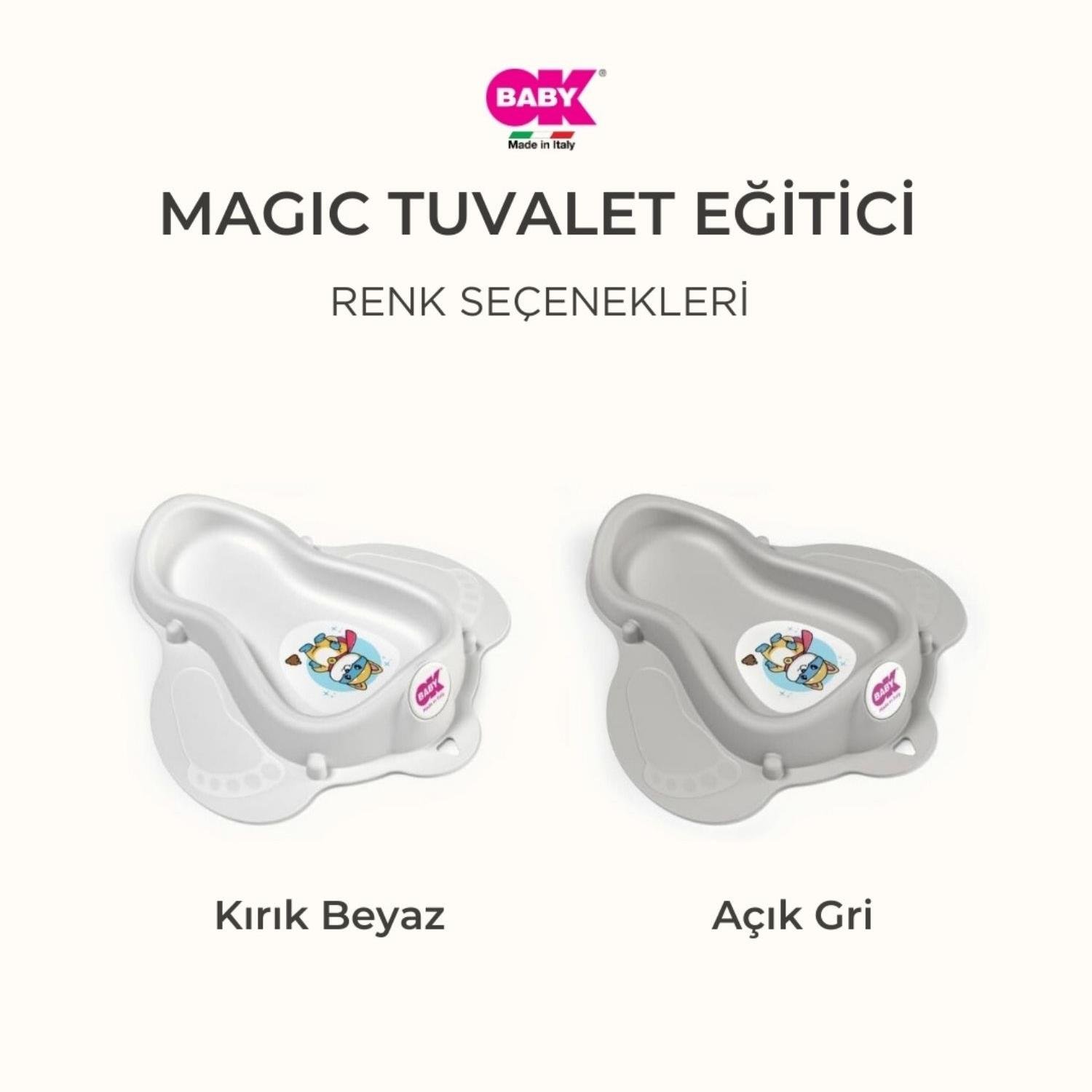 Magic Tuvalet Eğitici / Kırık Beyaz