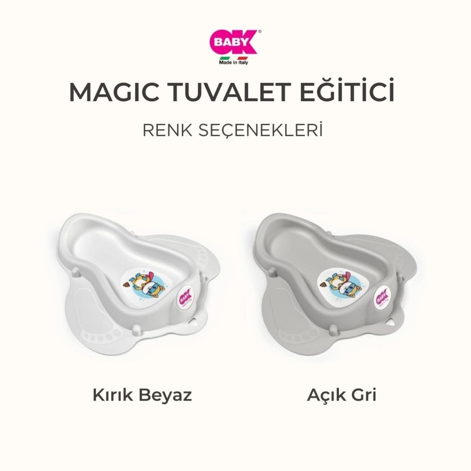 Magic Tuvalet Eğitici / Kırık Beyaz