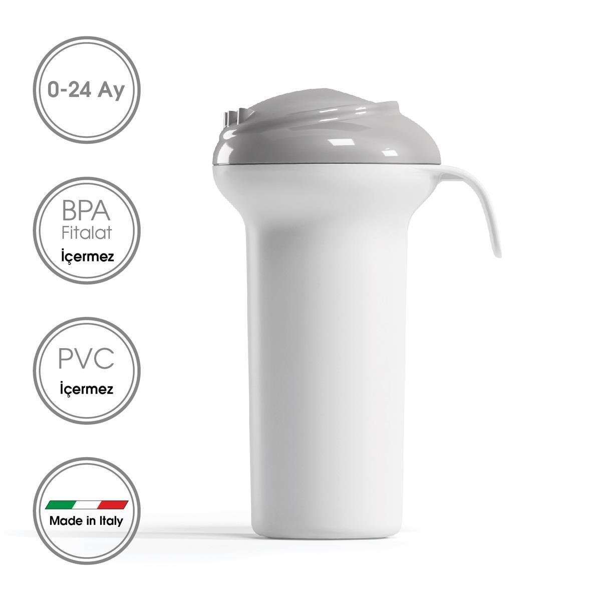 OKBaby Bebek Banyo Seti Jelly Küvet Adaptörü & Splash Bebek Duşu A. Gri 