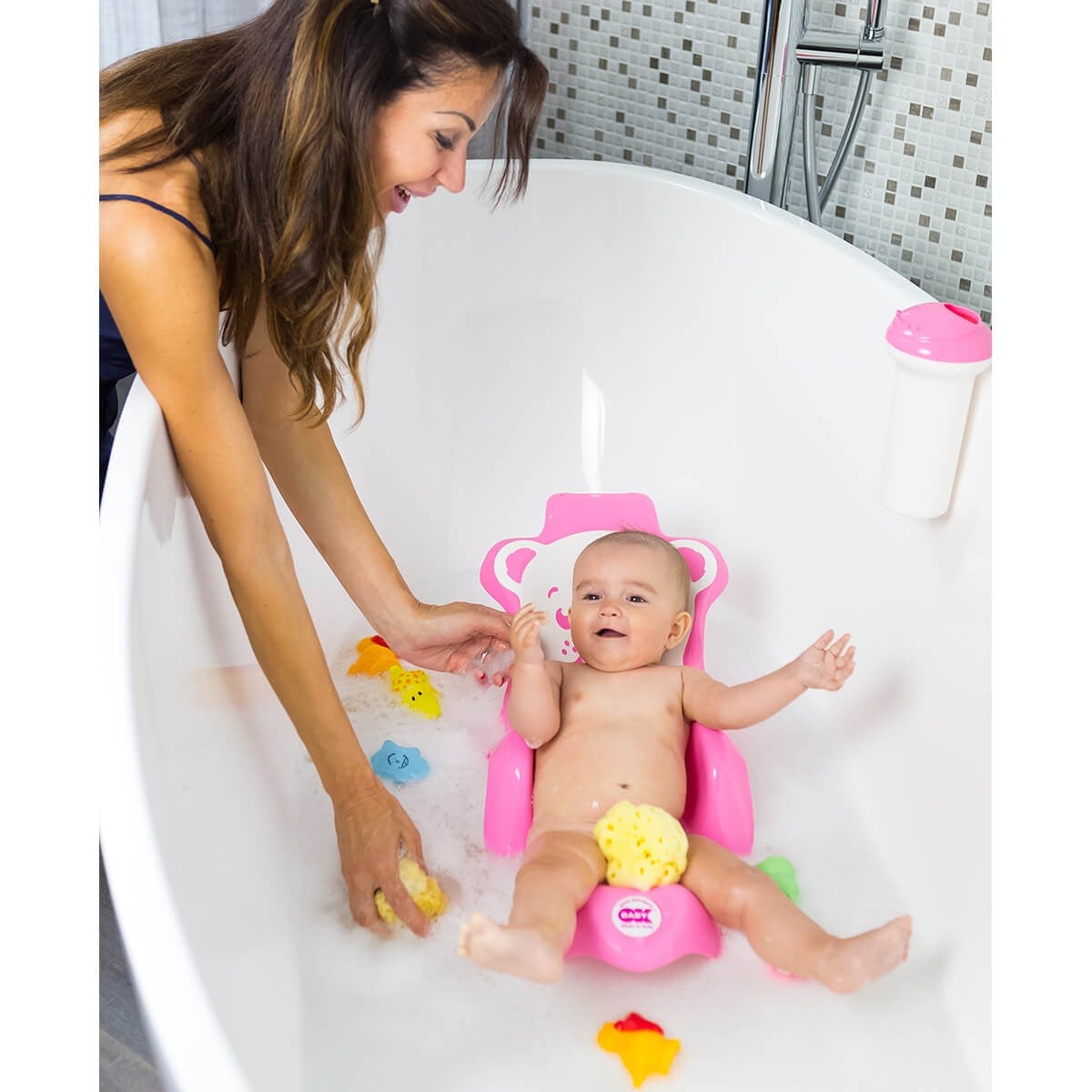 Okbaby Buddy Küvet Aparatı / Turuncu