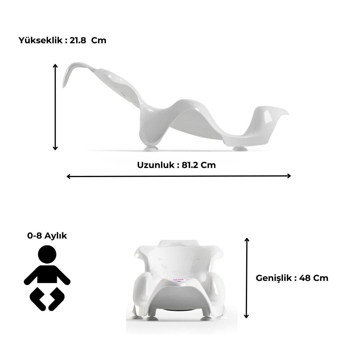 Okbaby Buddy Küvet Aparatı / Beyaz