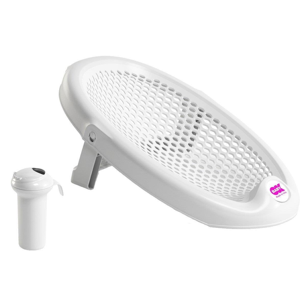 OkBaby Jelly Küvet Aparatı & Splash Bebek Duşu / Beyaz