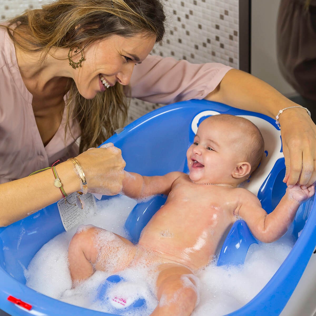 OkBaby Laguna Banyo Küveti & Buddy Küvet Aparatı / Gri