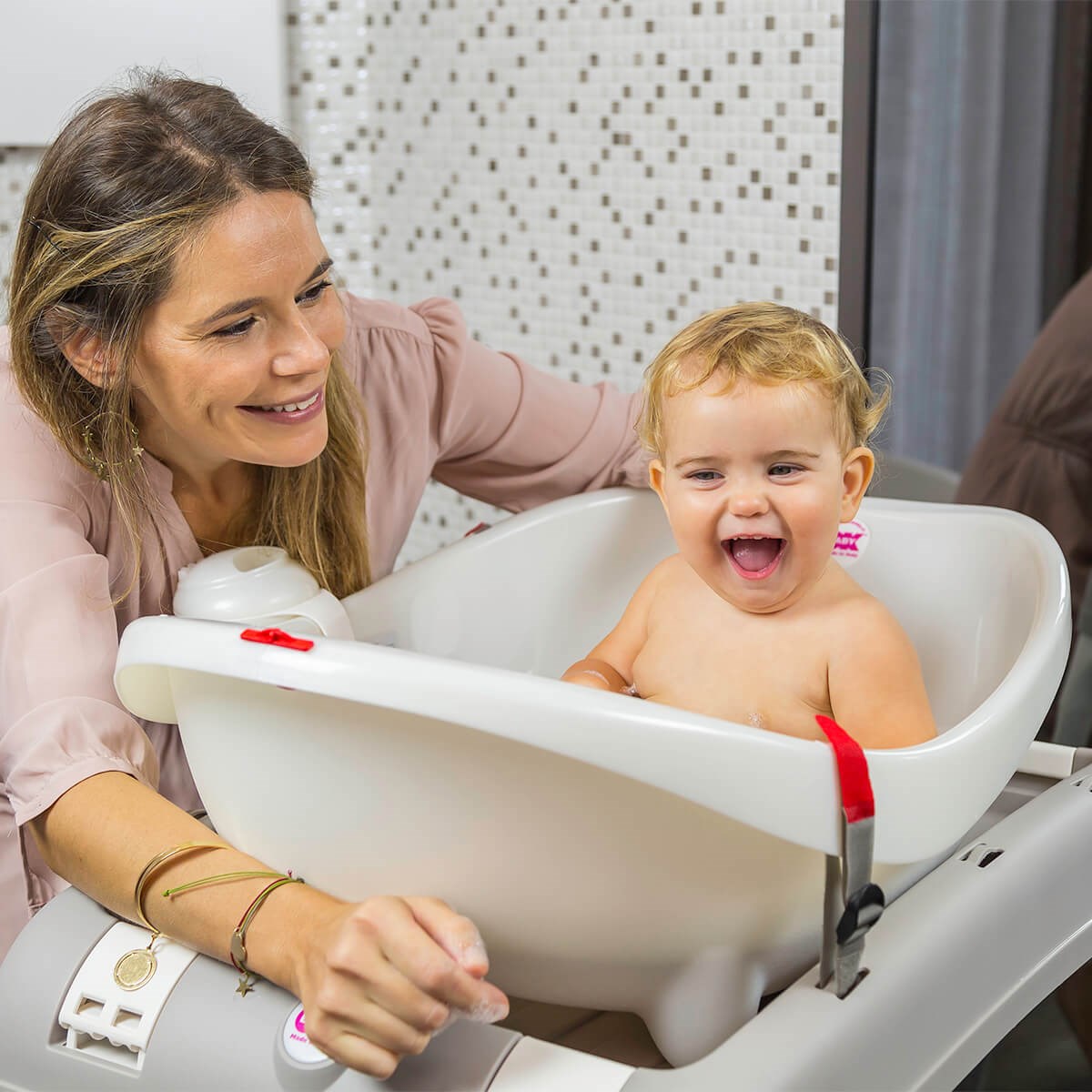 OkBaby Laguna Banyo Küveti & Jelly Küvet Aparatı / Gri