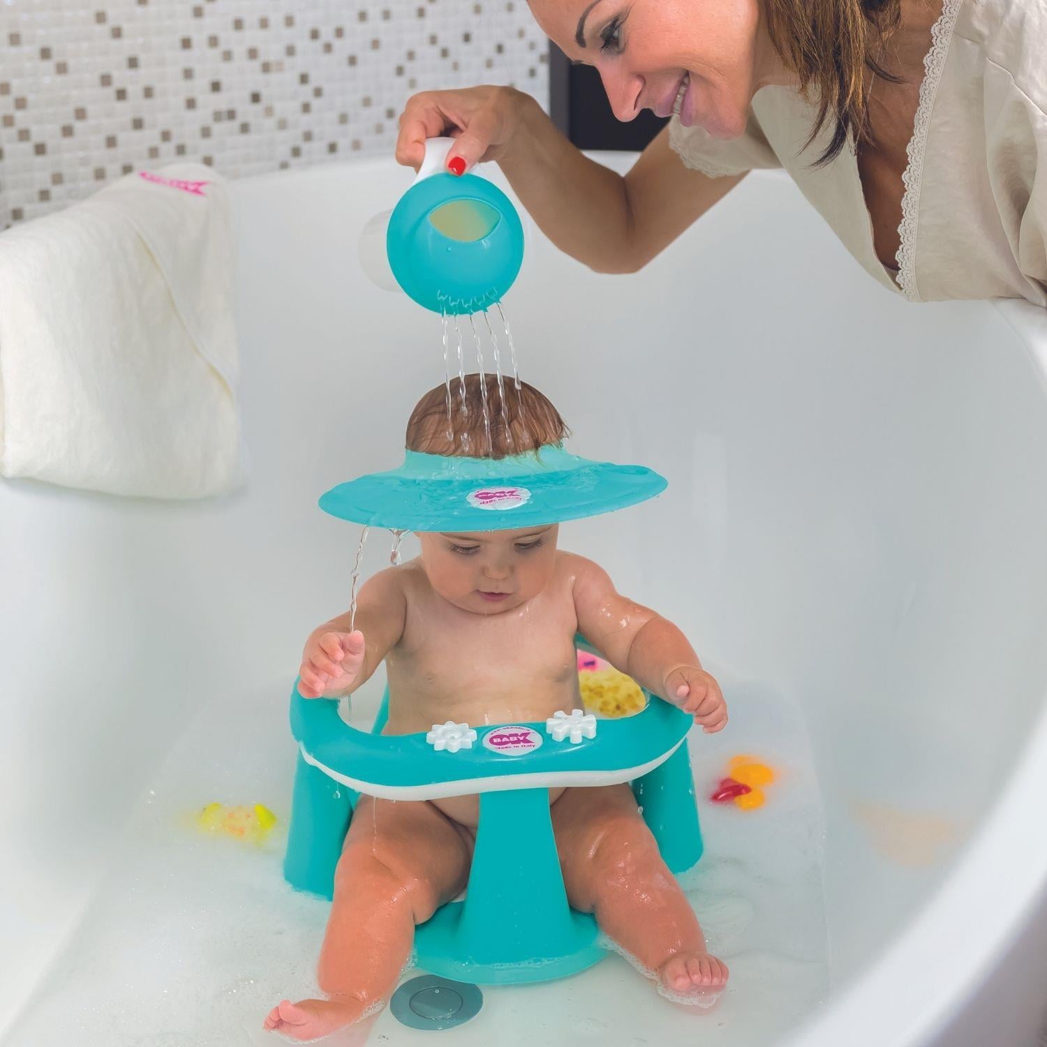 OkBaby Onda  Banyo Küveti & Bebek Duşu & Hippo Banyo Siperliği / A.Gri
