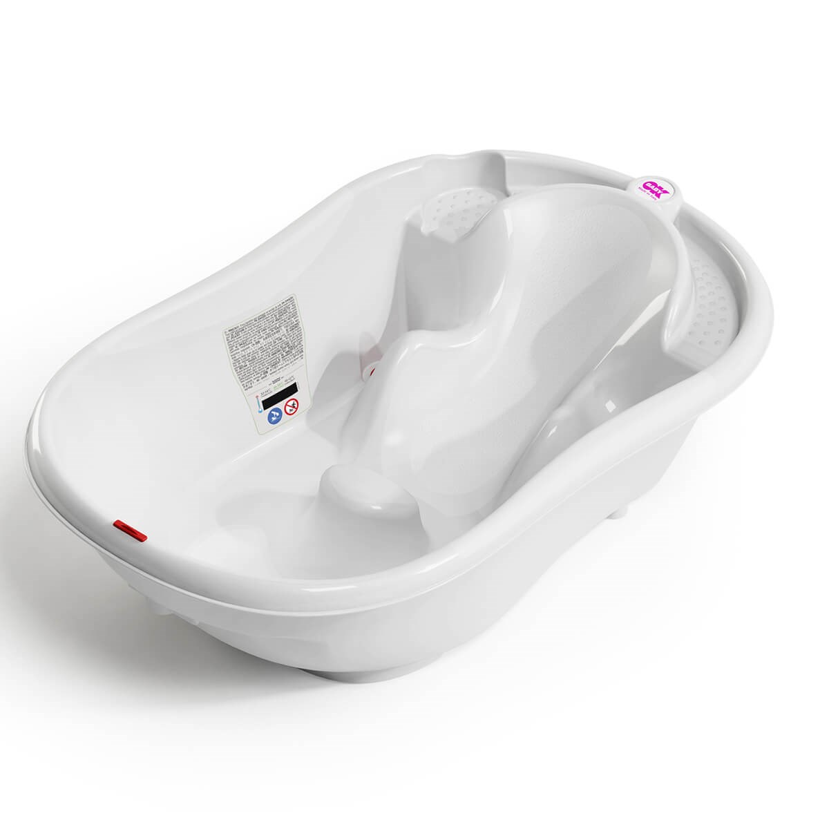 OkBaby Onda Evol Banyo Küveti & Küvet Taşıyıcı Beyaz / Banyo Güvenlik Seti Hediye