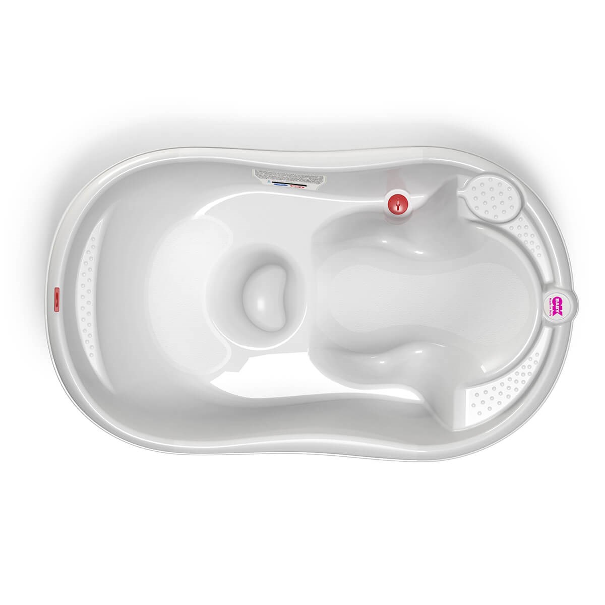 OkBaby Onda Evol Banyo Küveti & Küvet Taşıyıcı Beyaz / Banyo Güvenlik Seti Hediye