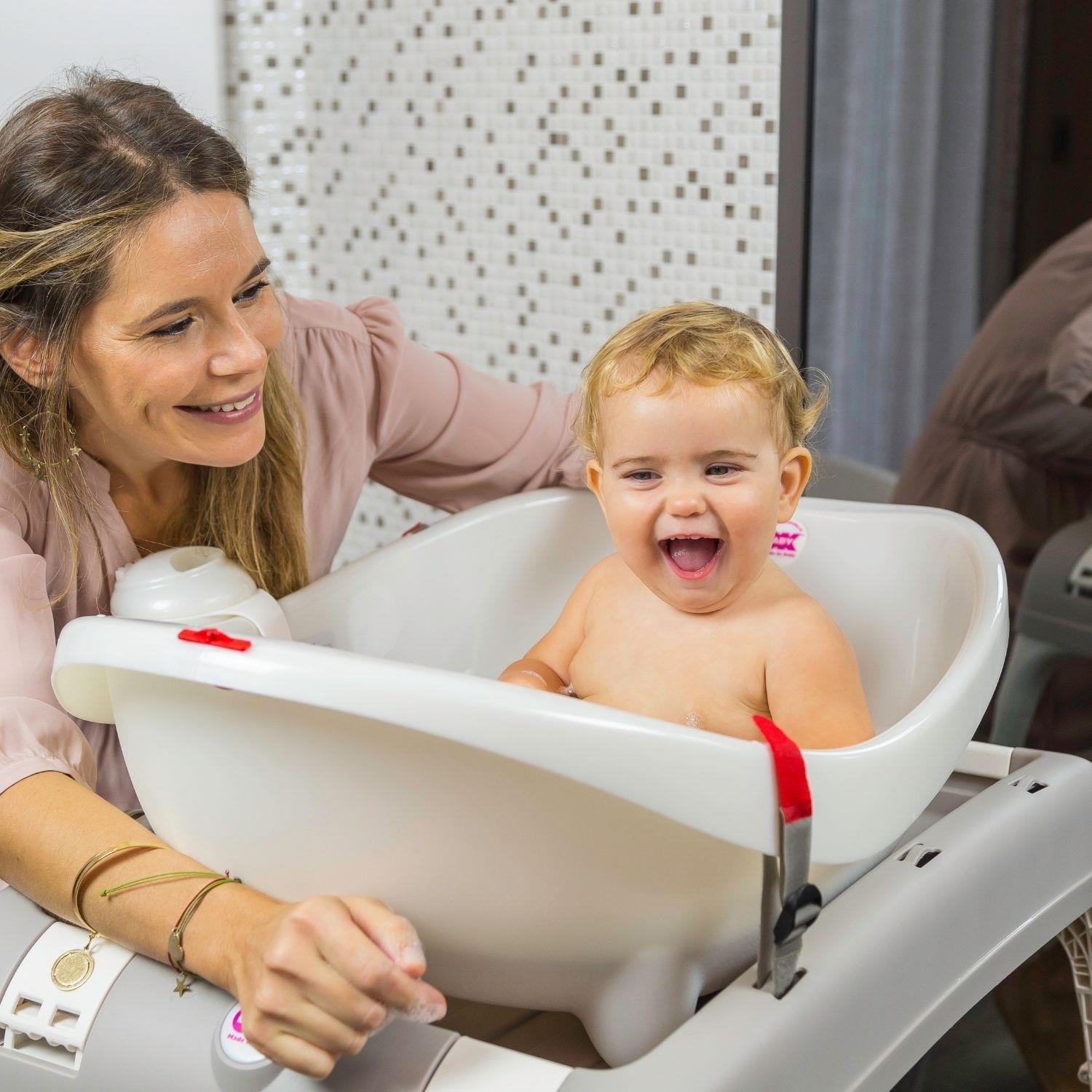 OKBaby Onda Evol Bebek Banyo Seti 4 Parça Kırık Beyaz