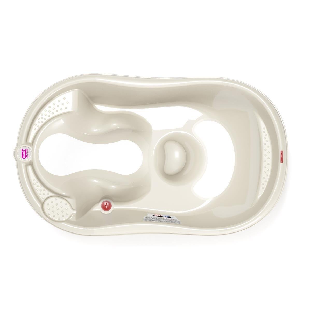 OKBaby Onda Evol Bebek Banyo Seti 4 Parça Kırık Beyaz