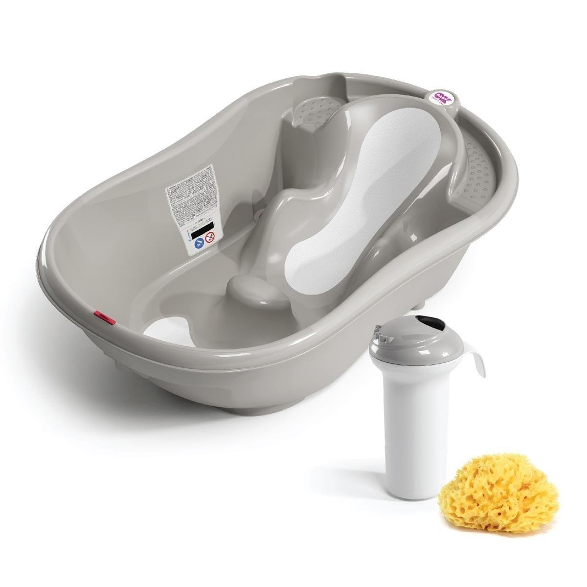 OKBaby Onda Evol Bebek Banyo Seti 3 Parça Açık Gri