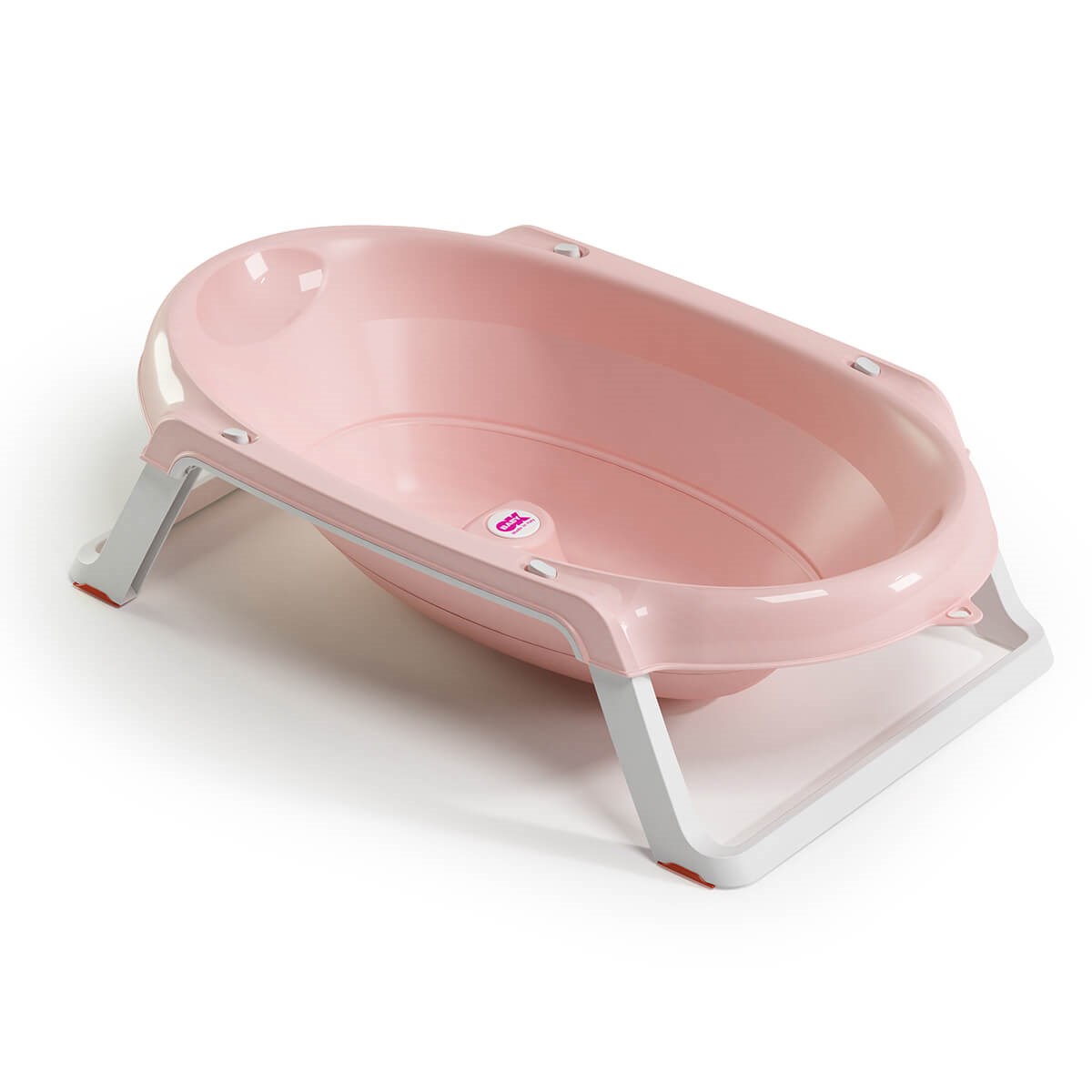 Okbaby Onda Slim Katlanır Bebek Küveti / Pembe