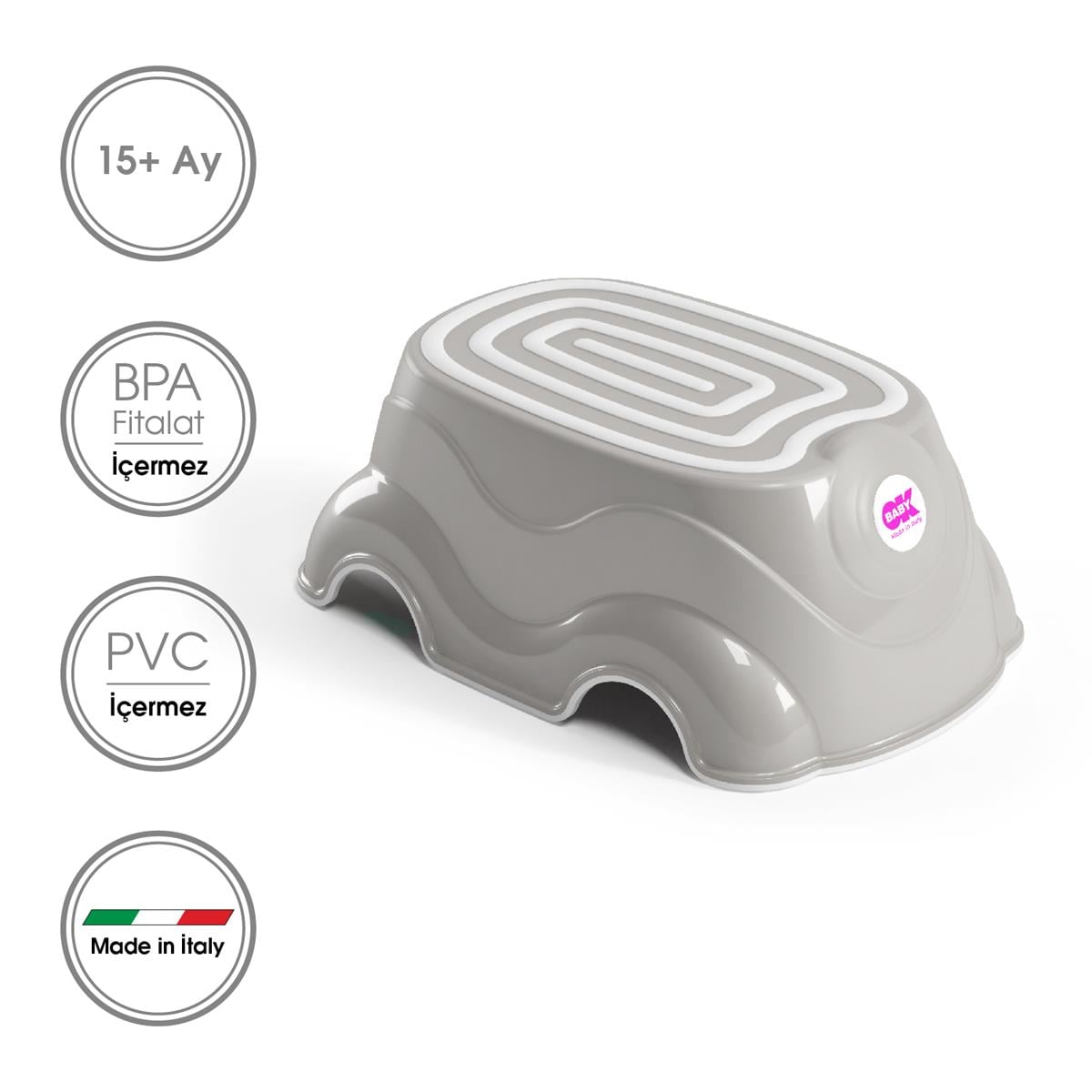 OkBaby Sofa Klozet Adaptörü & Herbie Yükseltici / A.Gri