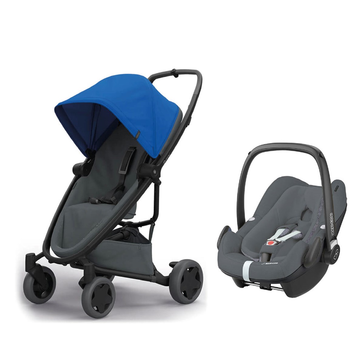 Quinny Zapp Flex Plus Travel Sistem Bebek Arabası / Blue On Graphite