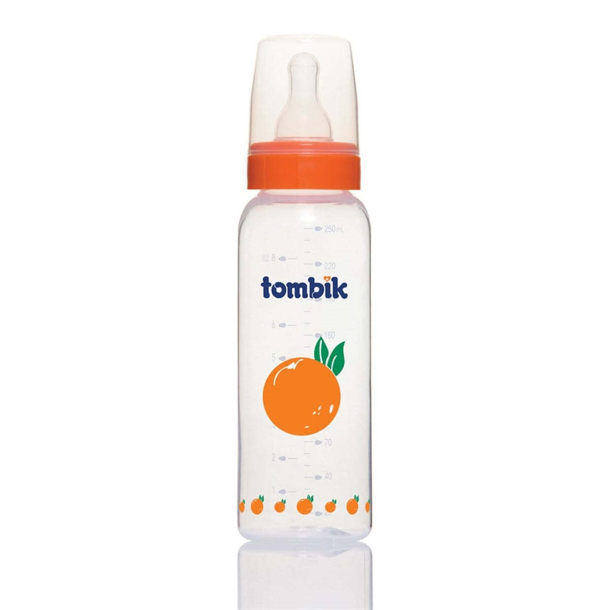 Tombik Meyve Serisi İkili PP Biberon Seti 150ml + 250ml / Portakal