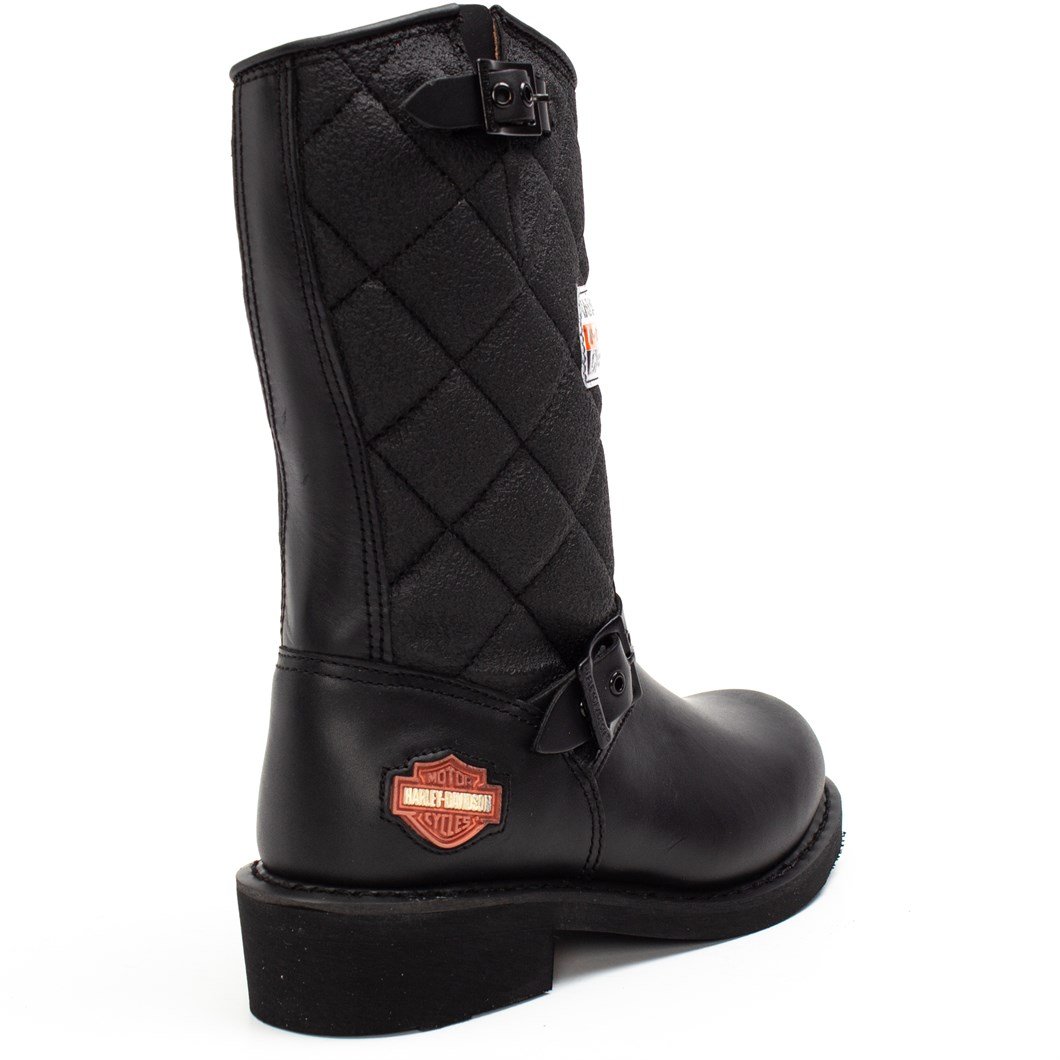 Harley Davidson Harley Davidson 025G0071 Kadın Deri Bot Siyah