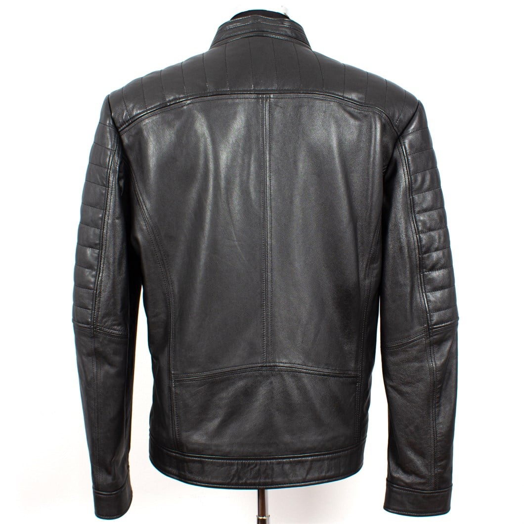 Celal Gültekin CG 532 Erkek Deri Mont Siyah