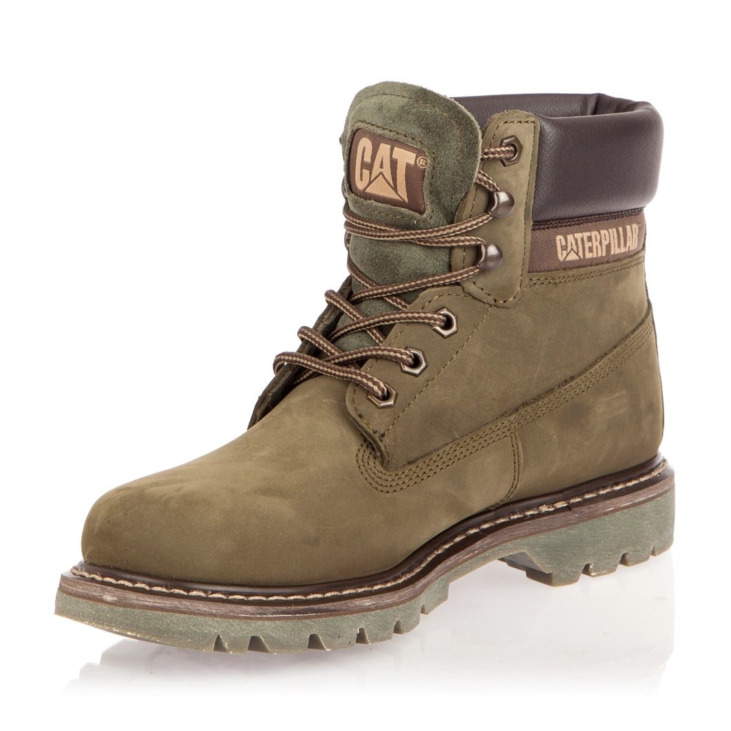 CAT 015M0031 ERKEK BOT YESIL NUBUK