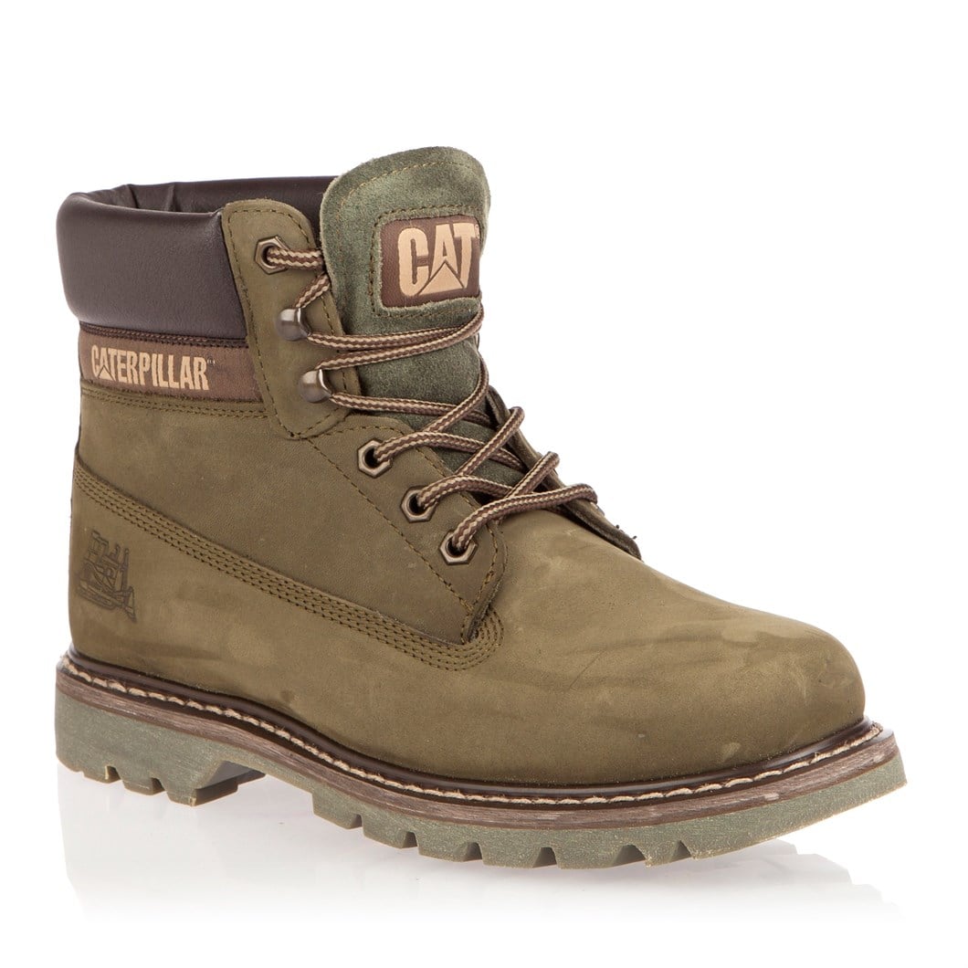 CAT 015M0031 ERKEK BOT YESIL NUBUK