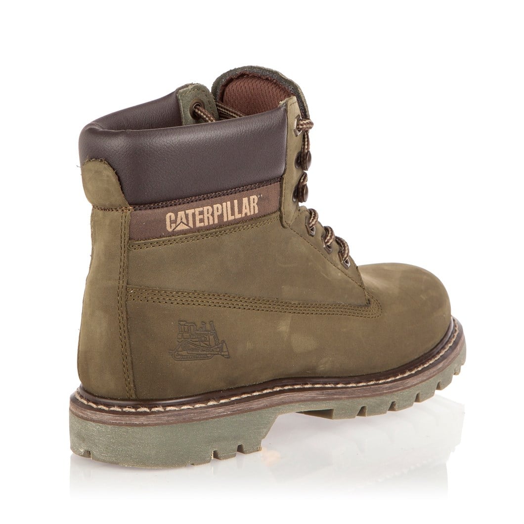 CAT 015M0031 ERKEK BOT YESIL NUBUK