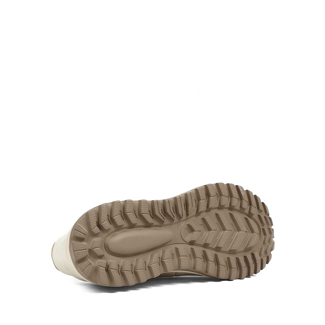 Celal Gültekin Erkek Bej Kalın Tabanlı Deri Sneaker