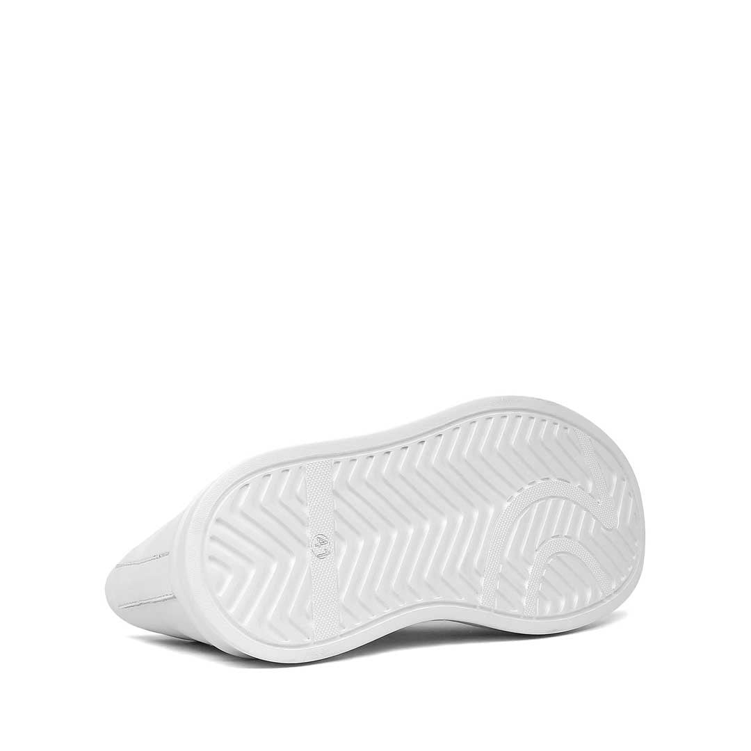 Celal Gültekin Erkek Beyaz Kalın Tabanlı Deri Sneaker