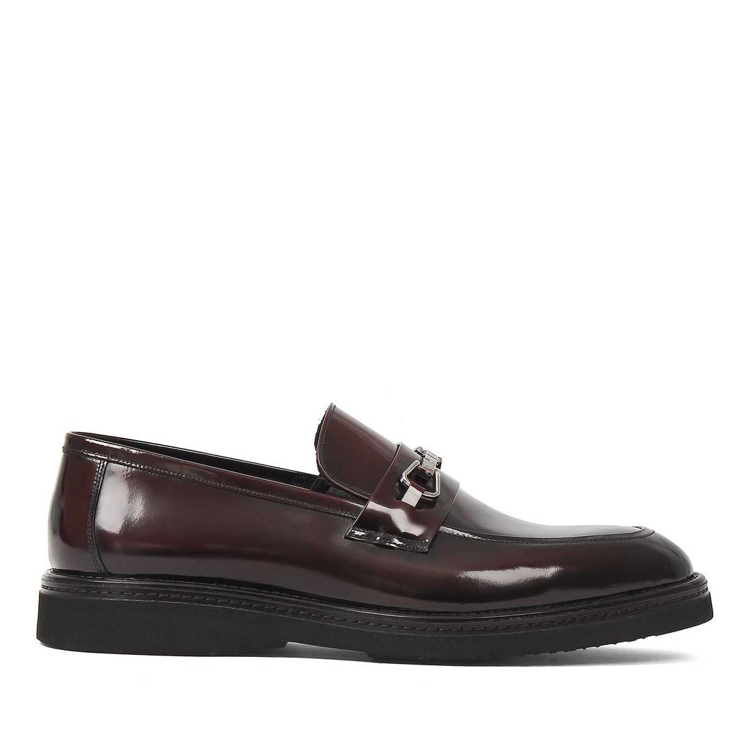 Celal Gültekin Erkek Bordo Açma Deri Loafer