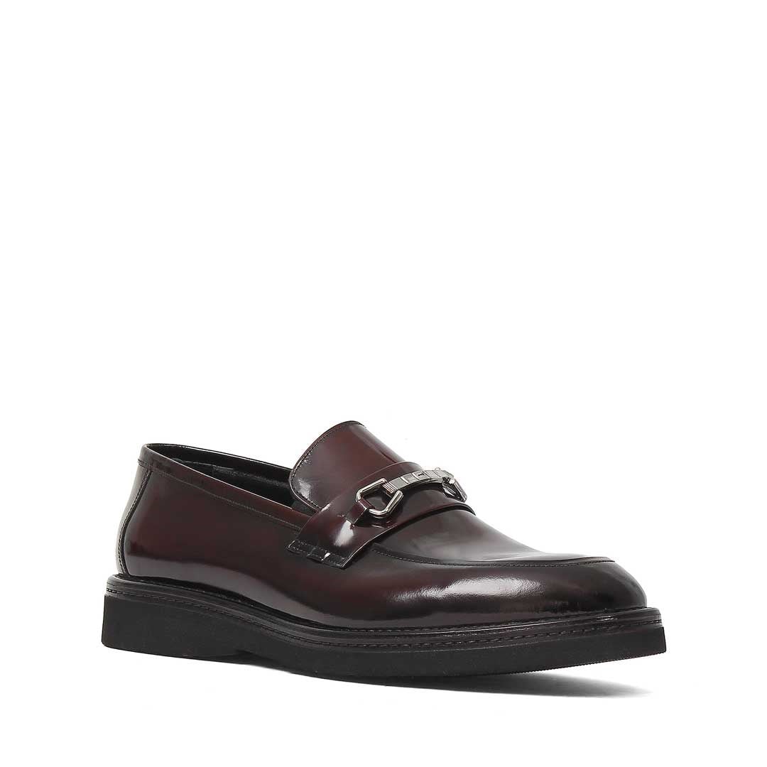Celal Gültekin Erkek Bordo Açma Deri Loafer