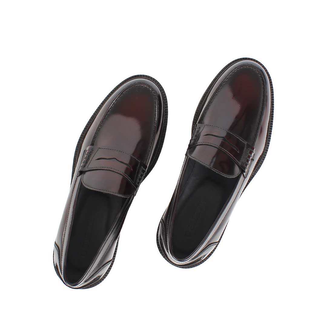 Celal Gültekin Erkek Bordo Açma Deri Loafer