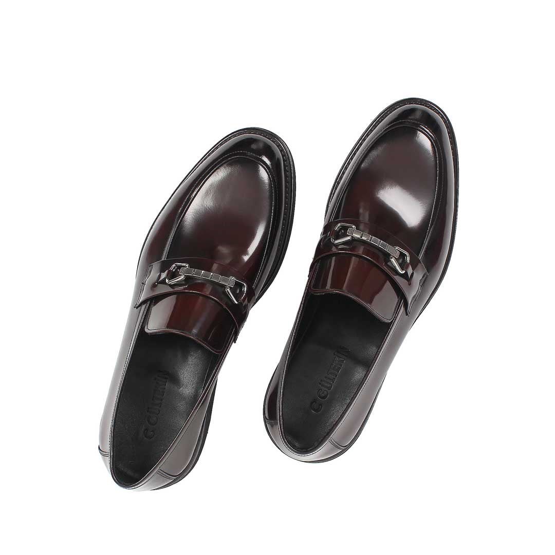 Celal Gültekin Erkek Bordo Açma Deri Loafer