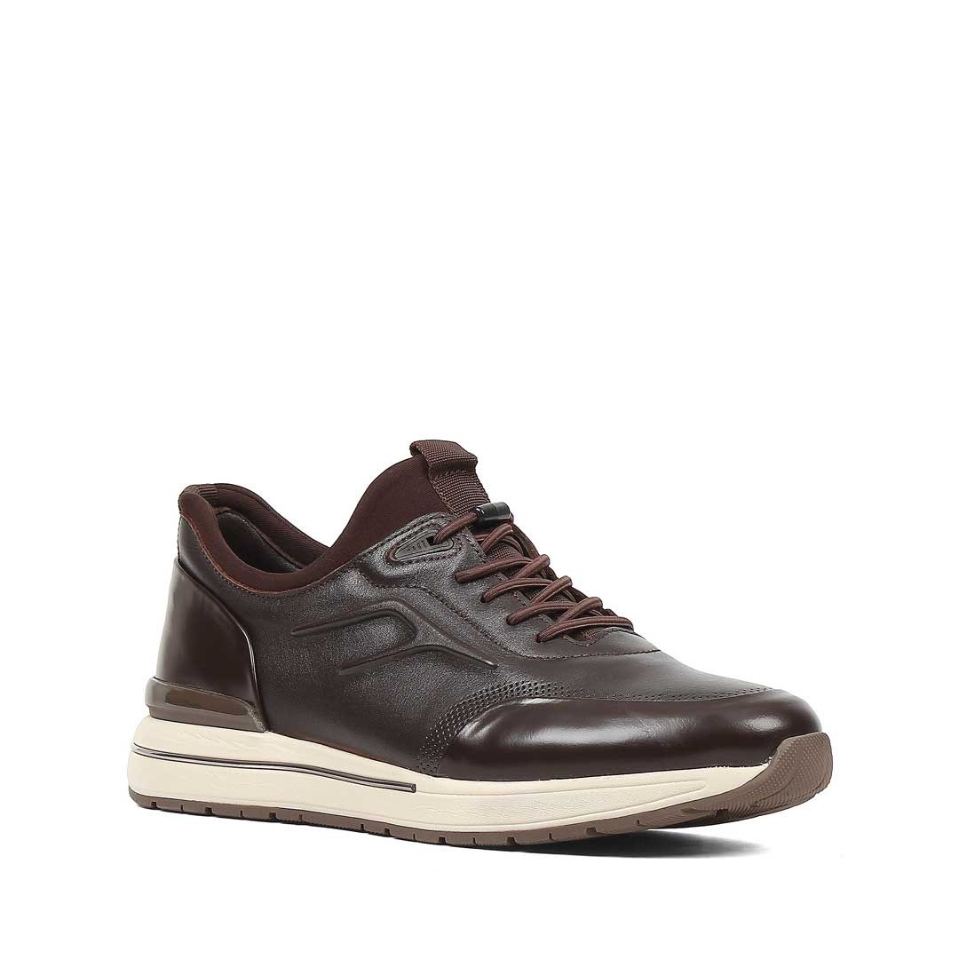 Celal Gültekin Erkek Kahverengi Açma Deri Sneaker