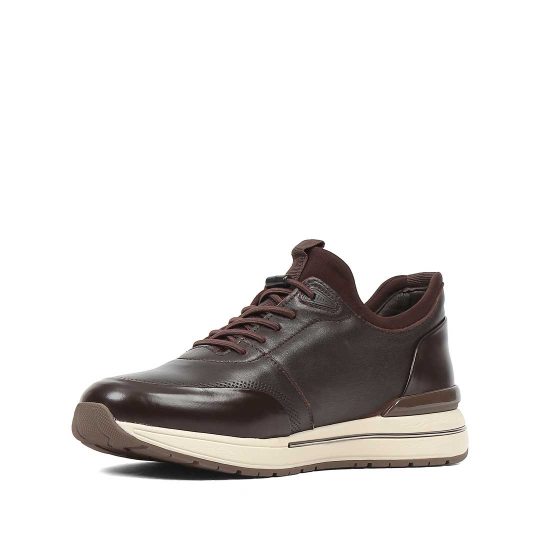 Celal Gültekin Erkek Kahverengi Açma Deri Sneaker