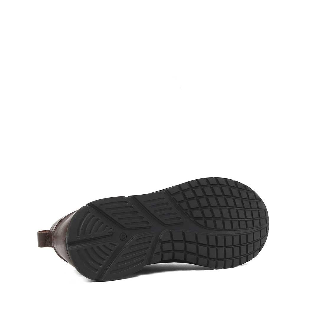 Celal Gültekin Erkek Kahverengi Bağcıklı Deri Sneaker