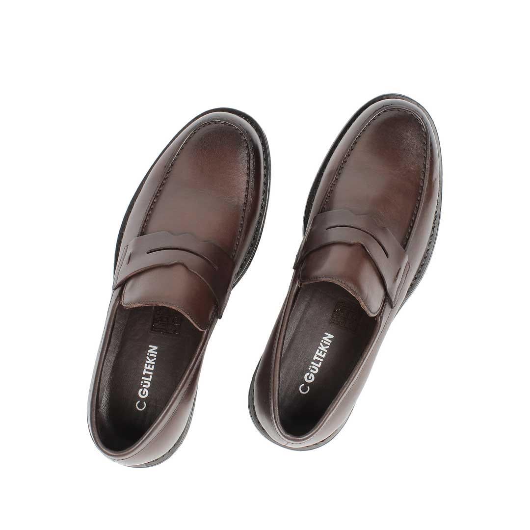 Celal Gültekin Erkek Kahverengi Deri Loafer