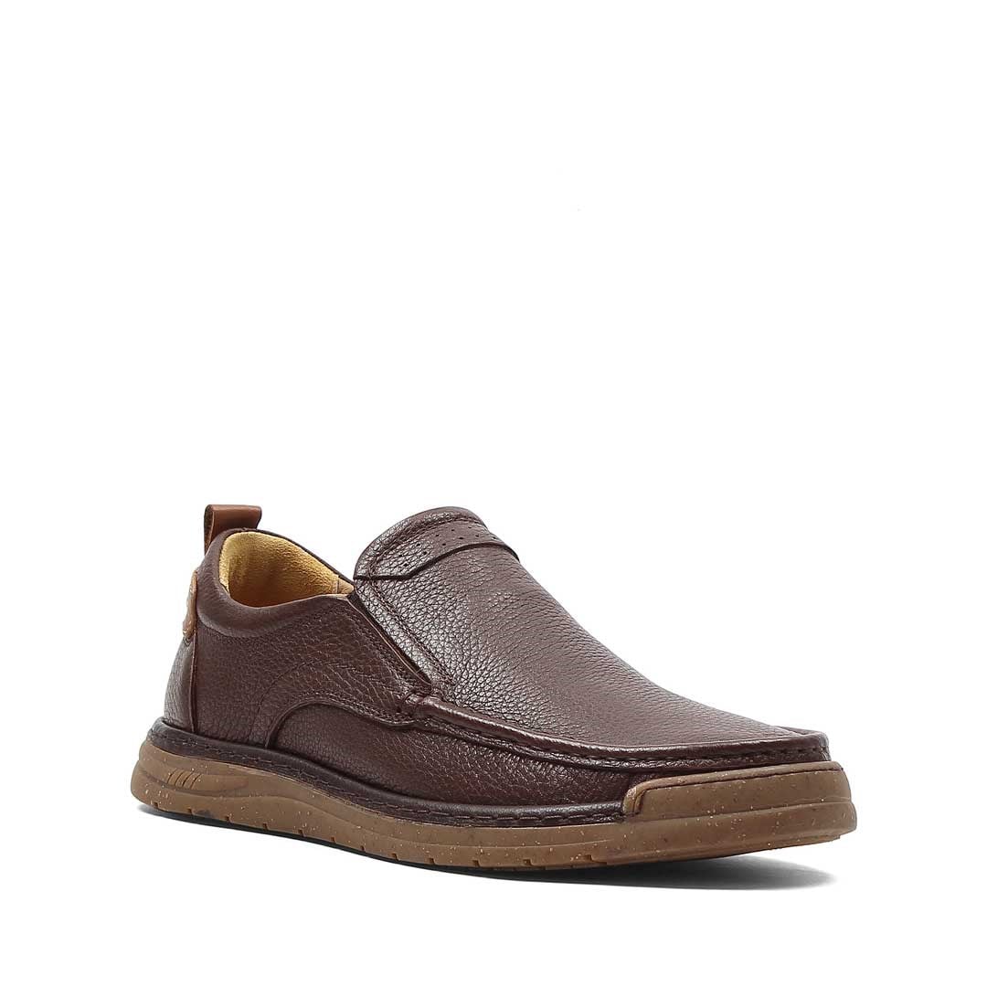 Celal Gültekin Erkek Kahverengi Deri Sneaker
